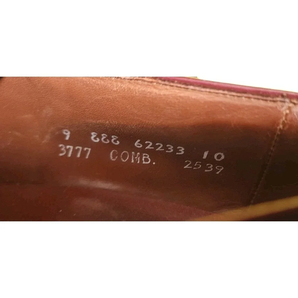 Allen Edmonds Arlington Tassel Loafer Shoes Mens Size 9‎ Oxblood Wingtips